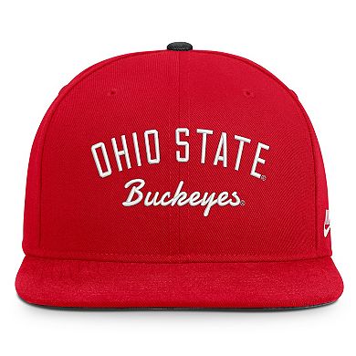 Men's Nike Scarlet Ohio State Buckeyes Legacy Snapback Hat