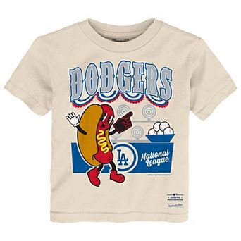 Toddler Mitchell & Ness Cream Los Angeles Dodgers Step Back Up T-Shirt