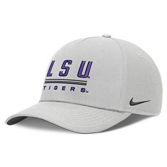 Men's Nike Gray LSU Tigers 2026 Sideline Dri-FIT Rise Adjustable Hat