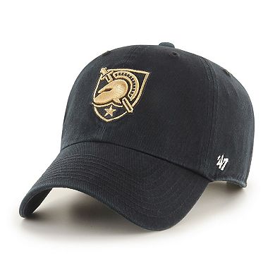 Men's '47 Black Army Black Knights Americana Heritage Clean Up Adjustable Hat