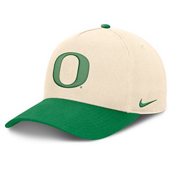 Unisex Nike Natural/Green Oregon Ducks Campus Prep Rise Adjustable Hat