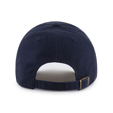 Men's '47 Navy Montreal Canadiens Logo Clean Up Adjustable Hat