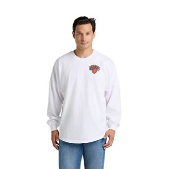 Unisex Fanatics White New York Knicks Spirit Jersey Long Sleeve T-Shirt