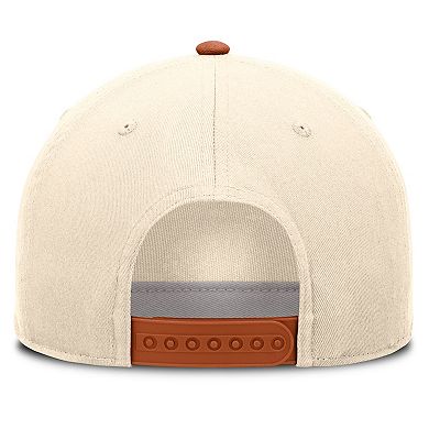 Unisex Nike Natural/Texas Orange Texas Longhorns Campus Prep Rise Adjustable Hat