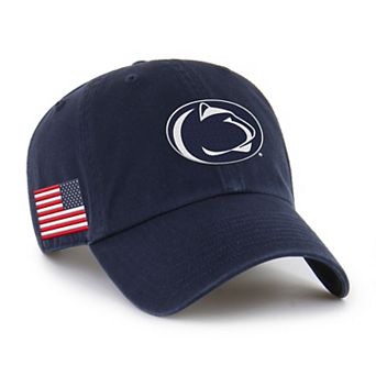 Men's '47 Navy Penn State Nittany Lions Americana Heritage Clean Up Adjustable Hat