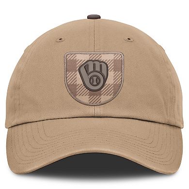 Men's Nike Light Brown Milwaukee Brewers Statement Club Adjustable Hat