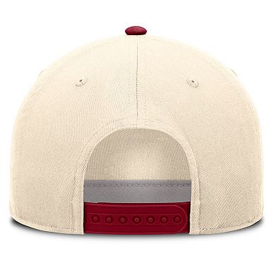 Unisex Nike Natural/Cardinal USC Trojans Campus Prep Rise Adjustable Hat