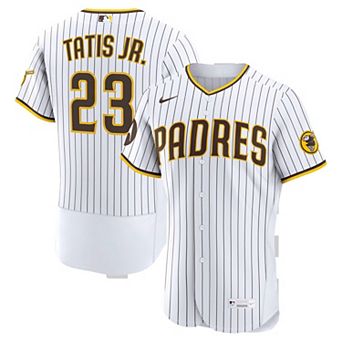 Men's Nike Fernando Tatis Jr. White San Diego Padres Home Authentic Sponsor Patch Jersey