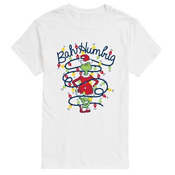 Men's Dr. Seuss The Grinch "Bah Humbug" Short Sleeve Graphic T-Shirt