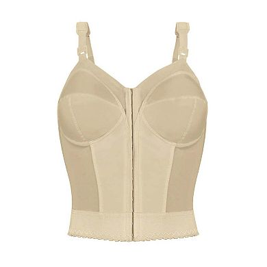 Exquisite Form FULLY Slimming Wireless Posture Support Longline Bra with Front Closure - 5107530