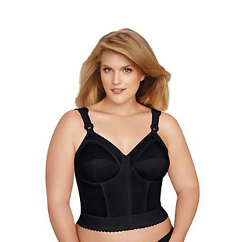 Exquisite Form FULLY Slimming Wireless Posture Support Longline Bra with Front Closure - 5107530