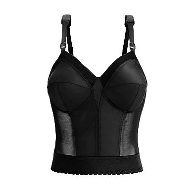 Exquisite Form FULLY Slimming Wireless Posture Support Longline Bra with Back Closure - 5107532