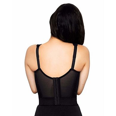 Exquisite Form FULLY Slimming Wireless Posture Support Longline Bra with Back Closure - 5107532