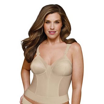 Exquisite Form FULLY Slimming Wireless Posture Support Longline Bra with Back Closure - 5107532