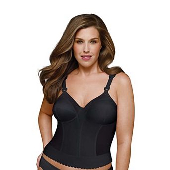 Exquisite Form FULLY Slimming Wireless Posture Support Longline Bra with Back Closure - 5107532