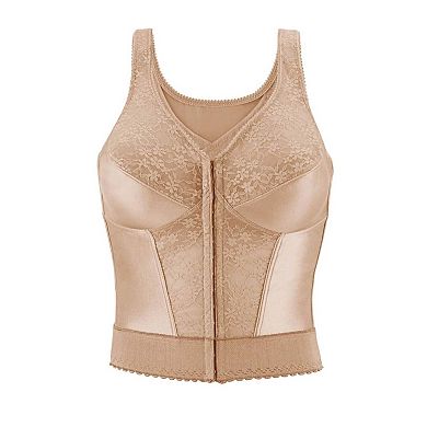 Exquisite Form FULLY Slimming Wireless Posture Support Longline Bra with Front Closure - 5107565