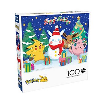 Buffalo Games Pikachu Snowman 100 pc Jigsaw Puzzle