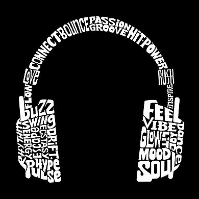 Mood Headphones - Women's Premium Blend Word Art T-Shirt