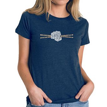 Drum Sticks - Women's Premium Blend Word Art T-Shirt