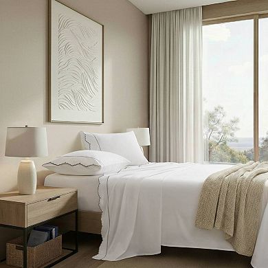 Harbor House Brielle Scalloped Cotton Sheet Set