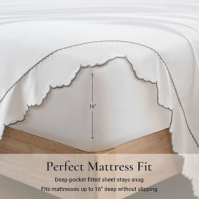 Harbor House Brielle Scalloped Cotton Sheet Set