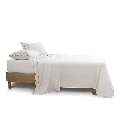 Harbor House Brielle Scalloped Cotton Sheet Set