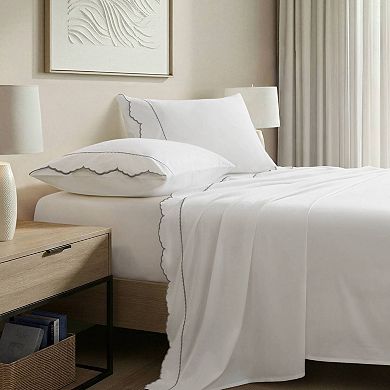 Harbor House Brielle Scalloped Cotton Sheet Set