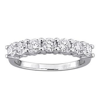 Stella Grace Sterling Silver 1 Carat T.W. Lab-Grown Diamond Anniversary Ring
