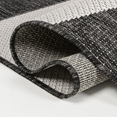 Lucian Modern Geometric Abstract Two-Tone Area Rug