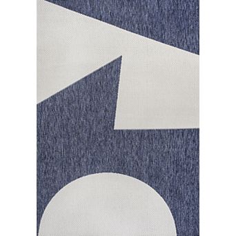 Lucian Modern Geometric Abstract Two-Tone Area Rug