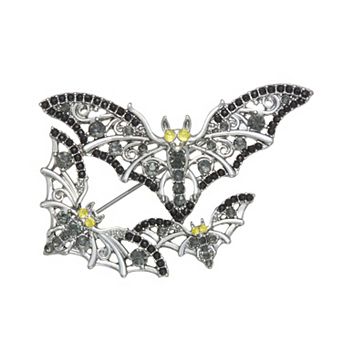 Napier Polished Elevated Bats Pin