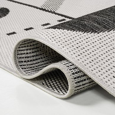 Soren Modern Geometri Indoor/Outdoor Area Rug