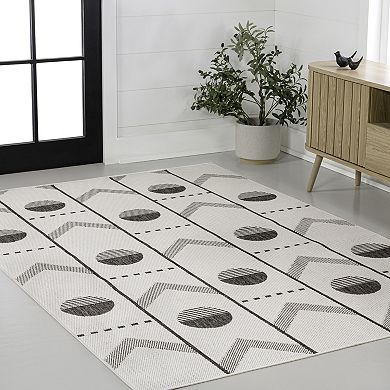 Soren Modern Geometri Indoor/Outdoor Area Rug