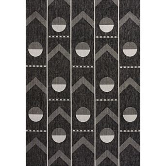 Soren Modern Geometri Indoor/Outdoor Area Rug
