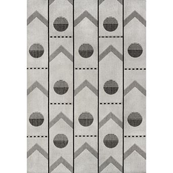Soren Modern Geometri Indoor/Outdoor Area Rug