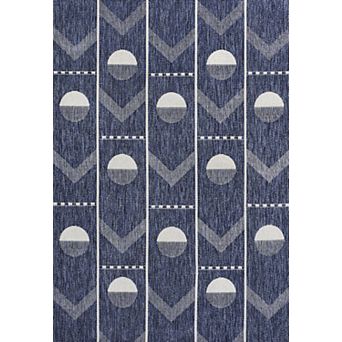 Soren Modern Geometri Indoor/Outdoor Area Rug