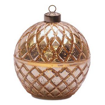 Melrose Glass Ornament LED Candle