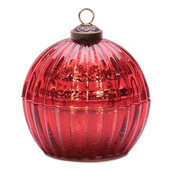 Melrose Glass Ornament LED Candle