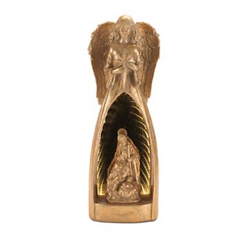 Melrose Angel with Holy Family EkkoLight Figurine Table Decor
