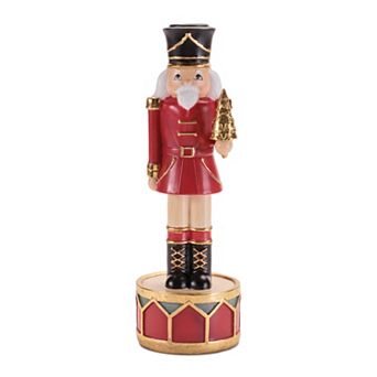 Melrose Nutcracker Soldier Candle Holder Set of 2