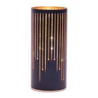 Melrose LED Star Printed Luminary 8-inch Table Decor