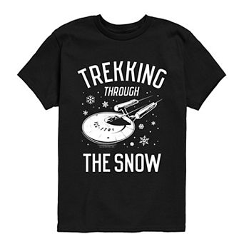 Boys 8-20 Star Trek "Trekking Through The Snow" Short Sleeve Graphic Tee