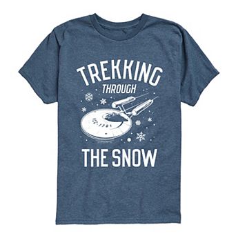 Boys 8-20 Star Trek "Trekking Through The Snow" Short Sleeve Graphic Tee