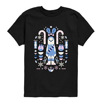 Boys 8-20 Star Wars Chewbacca Christmas Short Sleeve Graphic Tee