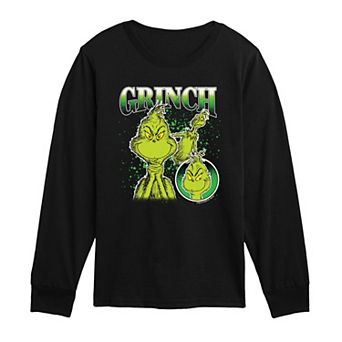 Boys 8-20 Dr. Seuss The Grinch Long Sleeve Graphic Tee