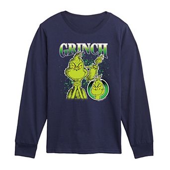Boys 8-20 Dr. Seuss The Grinch Long Sleeve Graphic Tee