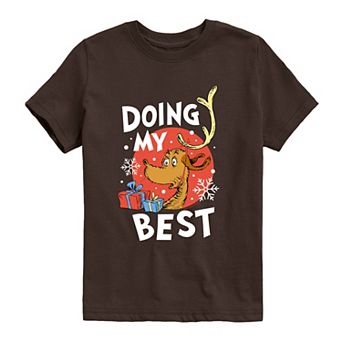 Boys 8-20 Dr. Seuss The Grinch "Doing My Best" Max Short Sleeve Graphic Tee