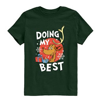 Boys 8-20 Dr. Seuss The Grinch "Doing My Best" Max Short Sleeve Graphic Tee