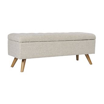 HomePop Modern Tufted Storage Bench