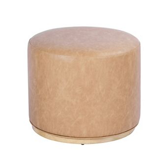 HomePop Drift Ottoman Wood Base